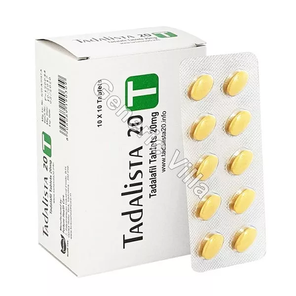 Buy Tadalista 20 mg for Overcome Erectile Dysfunction | GV